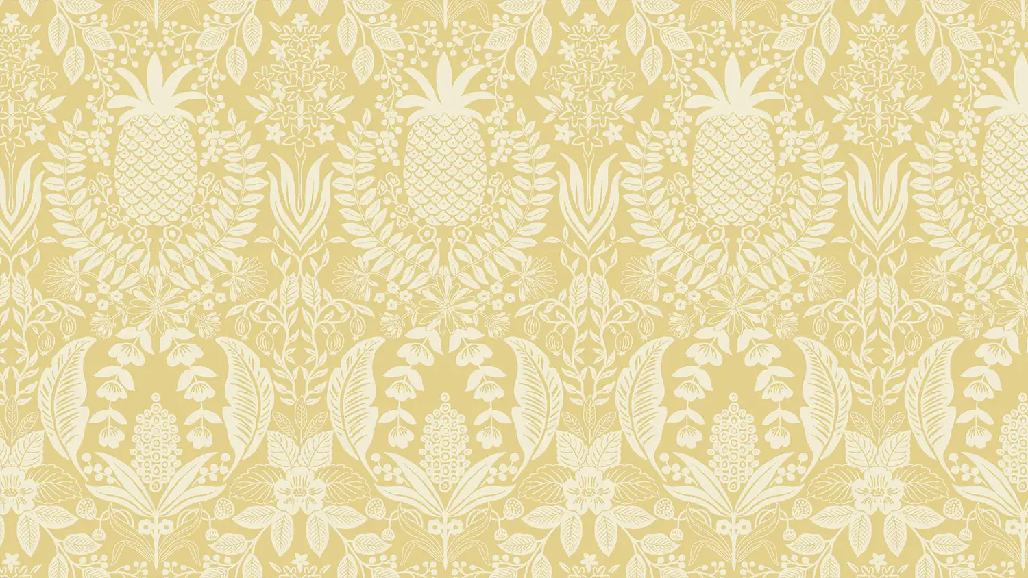 Papier Peint Ananas