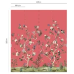 Alternative view of CHINOISERIE MAGNOLIA (intissé)