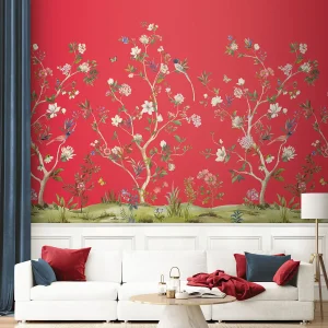 CHINOISERIE MAGNOLIA (intissé)