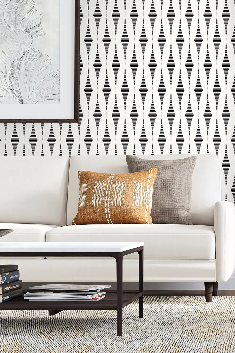 DORADO • LOSANGE ZÉBRÉ ART DÉCO