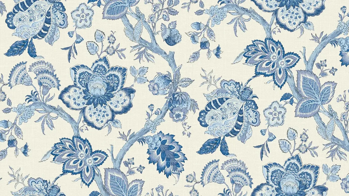 Papier peint fleur provençale