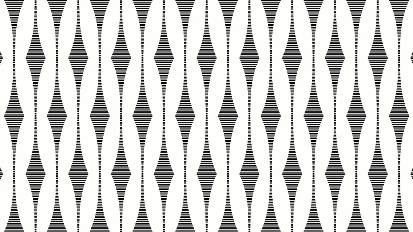 Papier peint géométrique noir et blanc