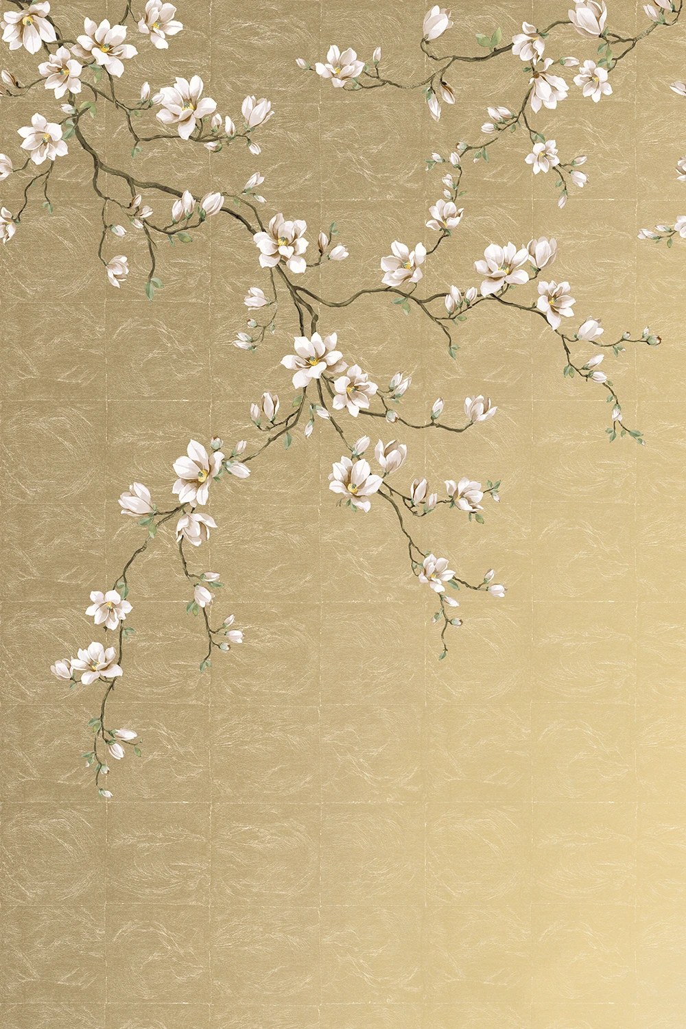 Miyabi Gold Bloom Mural Gold - CH31705M