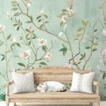 Alternative view of Kaiyu Dogwood Mural Seaside - CH32004M