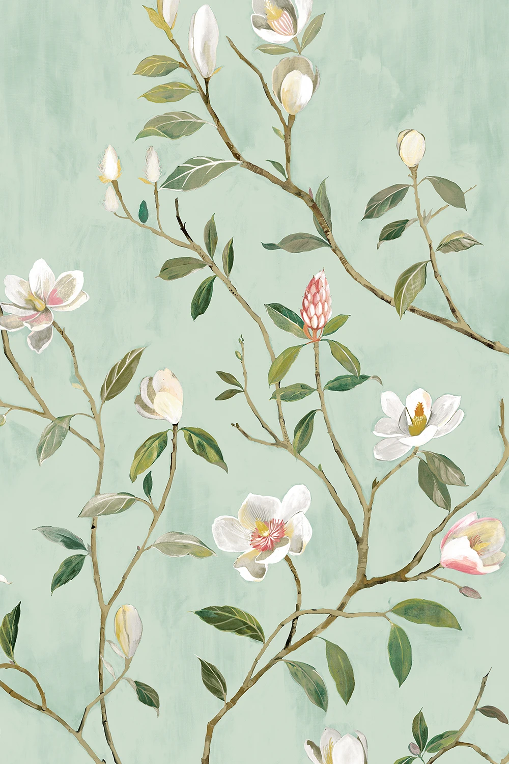 Kaiyu Dogwood Mural Seaside - CH32004M – Image 4