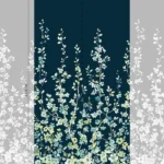 Alternative view of Sakura Bloom Mural Night Sky - CH32102M