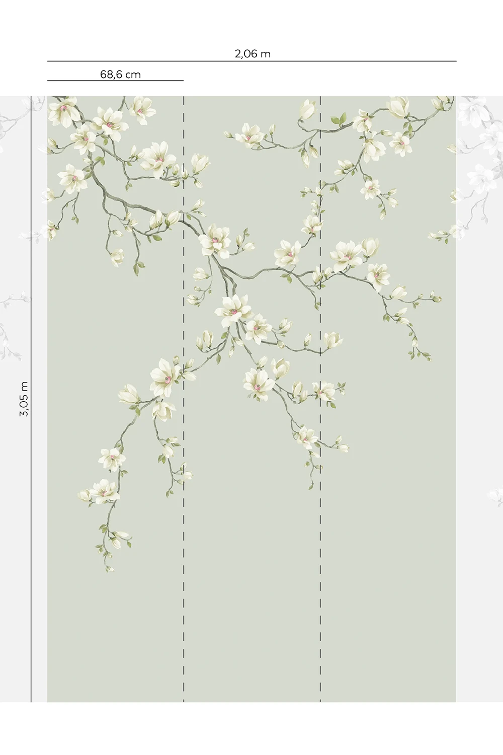 Miyabi Bloom Mural Ash - CH32308M – Image 3