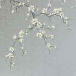 Miyabi Bloom Mural Silver - CH32318M