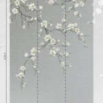 Alternative view of Miyabi Bloom Mural Silver - CH32318M